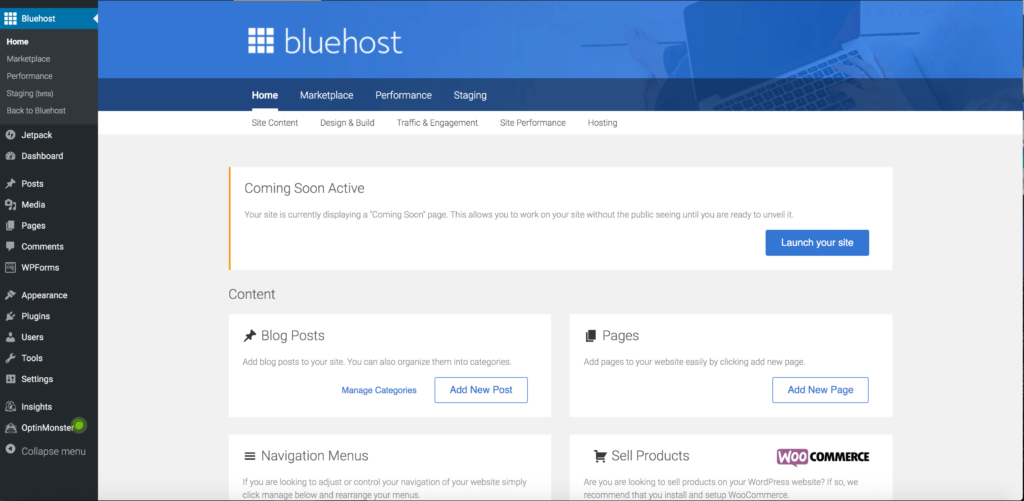 setting up self hosted blog website with wordpress and bluehost steps tutorial 