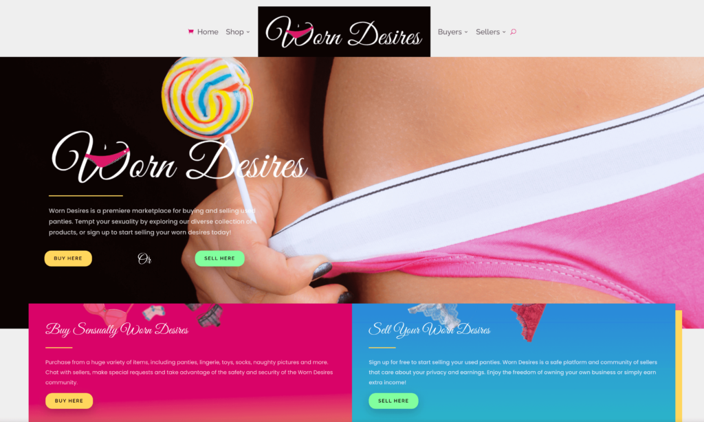 sell dirty panties websites